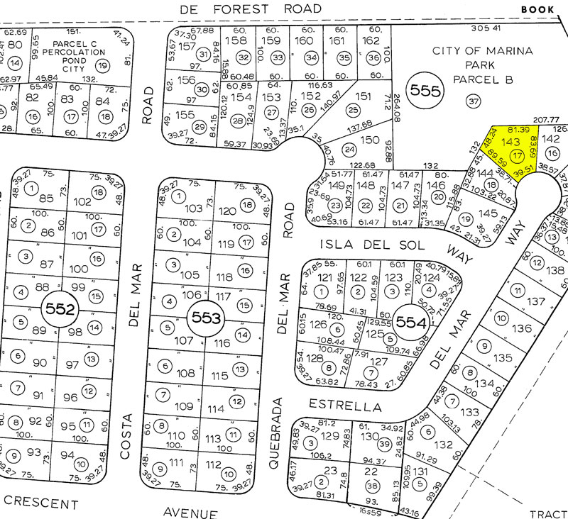 3245 Estrella del Mar Way Plot Map