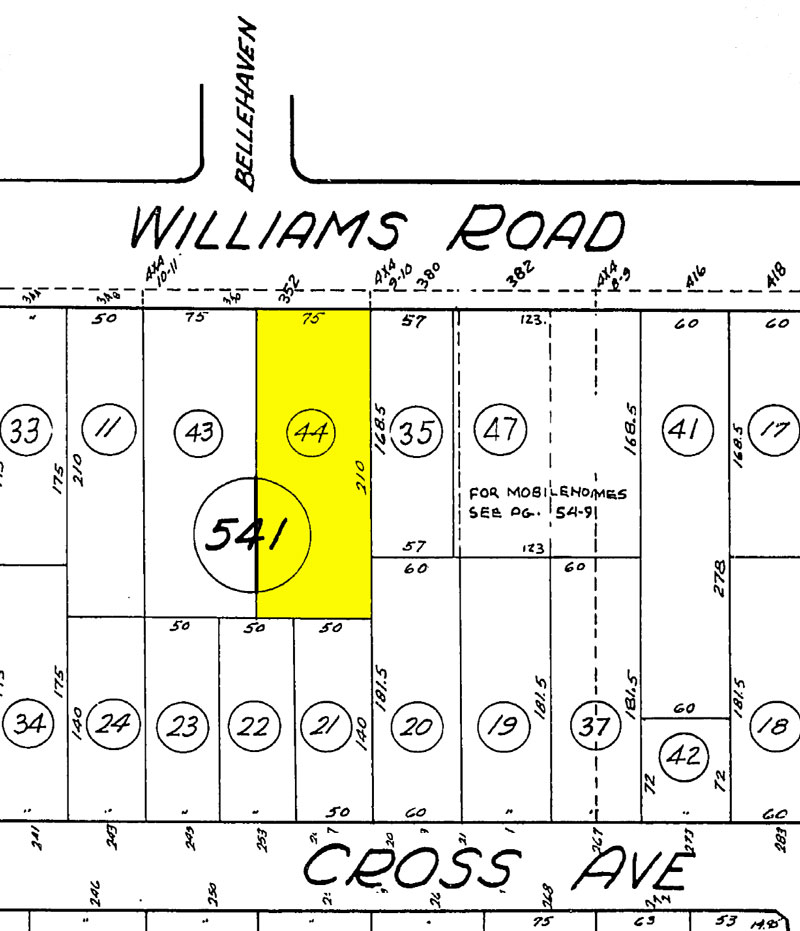 352 Williams Road Salinas Parcel Map