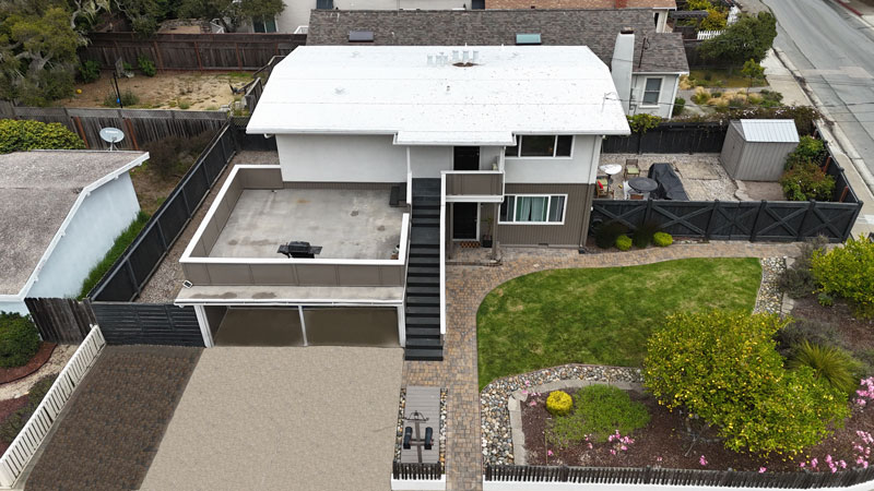 700 702 Rosemont Avenue Aerial View