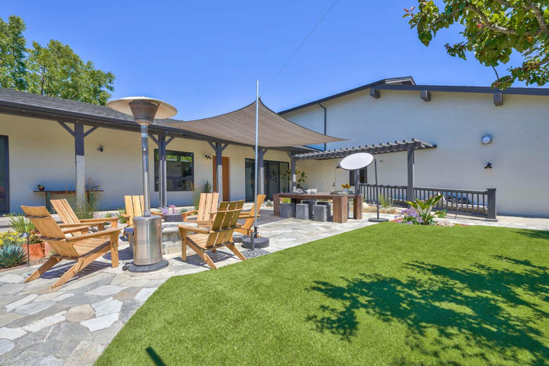 8 El Caminito Road Carmel Valley Garage and House Photo
