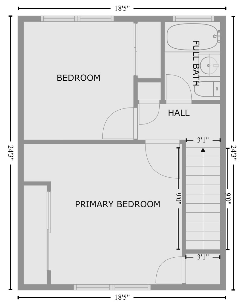 951 Nash Road Townhome Second Floor Floorplan