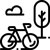 Bicycle with Tree Community Icon Made by Freepik from www.flaticon.com
